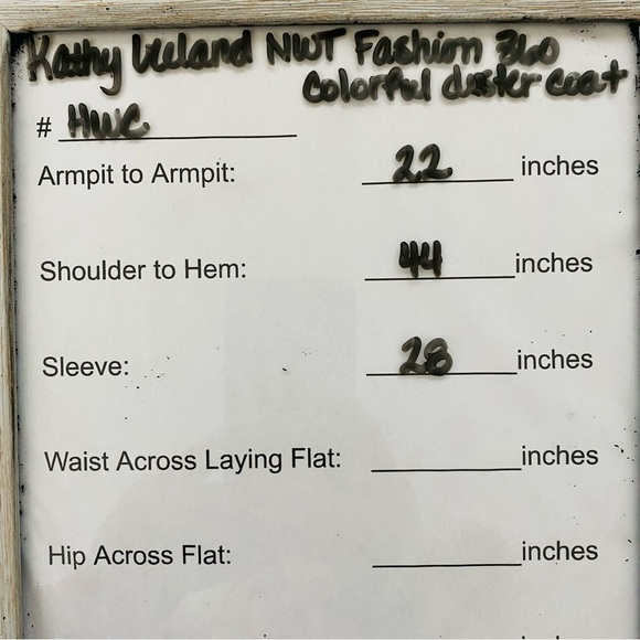 Kathy Ireland NWT Fashion 360 Faux Wool Duster Coat of Many Colors-Red Sz Medium - Picture 10 of 10